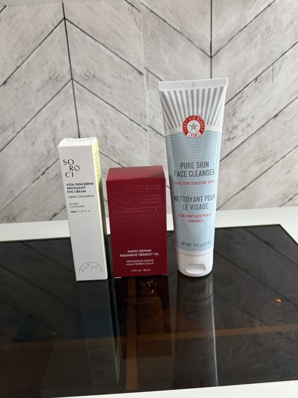 Soroci, Dermelect & First Aid Beauty Skincare Bundle